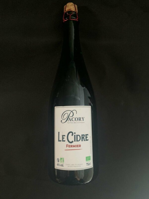 Cidre de Normandie 
Domaine Pacory