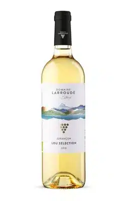 Bouteille de Jurançon moelleux Lou Sélection, Domaine Larroudé, vin blanc doux du Béarn
